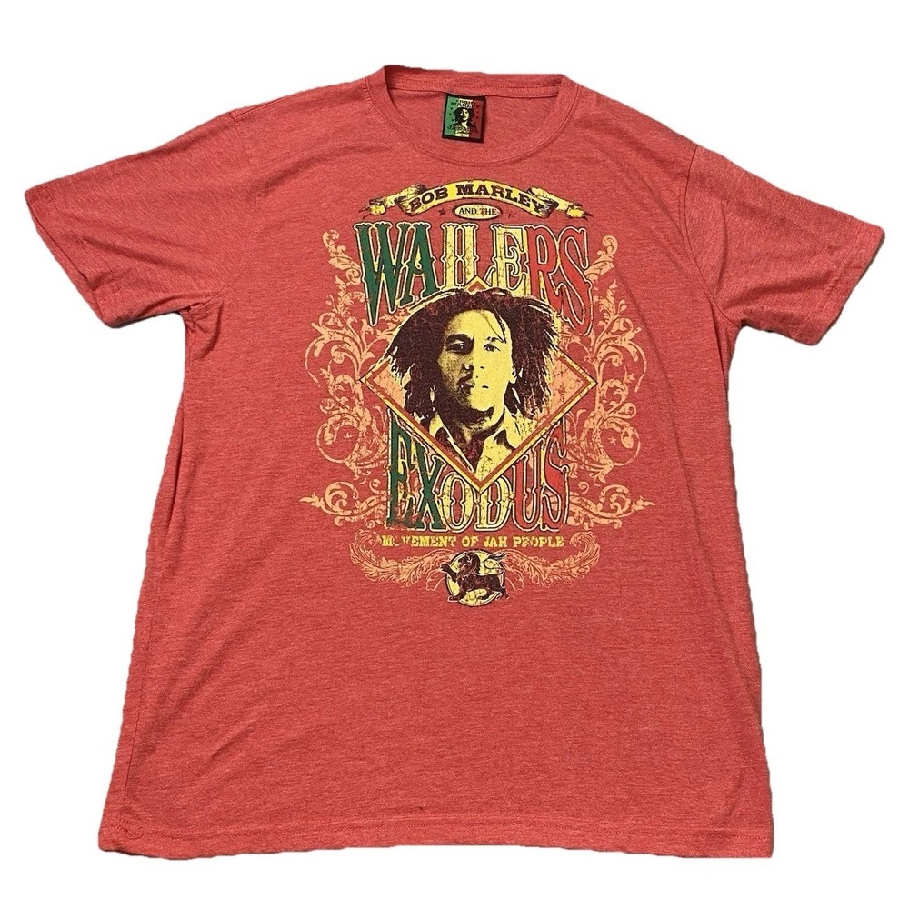 Bob Marley and the Wailers Exodus Tee Shirt Size Large MOVEMENT OF JAH PEOPLE